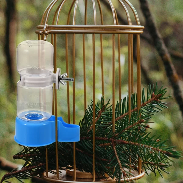 Bird Cage Water Feeder Parrot Bird Water Feeder Automatic Bird Water Bowl Waterer Water Drinker For Pigeon Thrush Drinking - Image 5