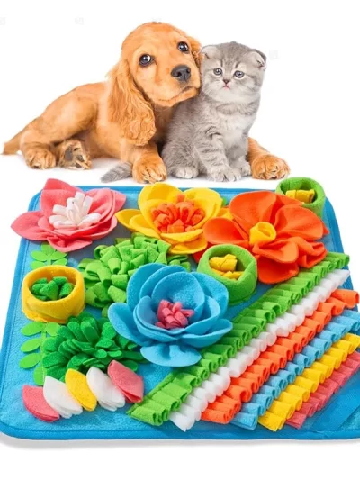 Pet Sniffing Pad Dog And Cat Foraging Toys Indoor Play Eating Mat Relieve Stress And Release Energy Treasure Hunting Slow Food