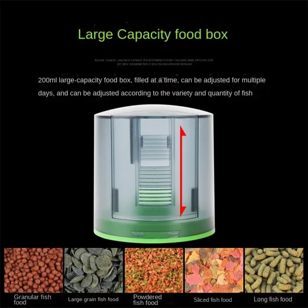 Automatic fish tank feeder intelligent timing automatic feeder aquarium goldfish feeder large capacity fish aquarium  feeder - Image 2
