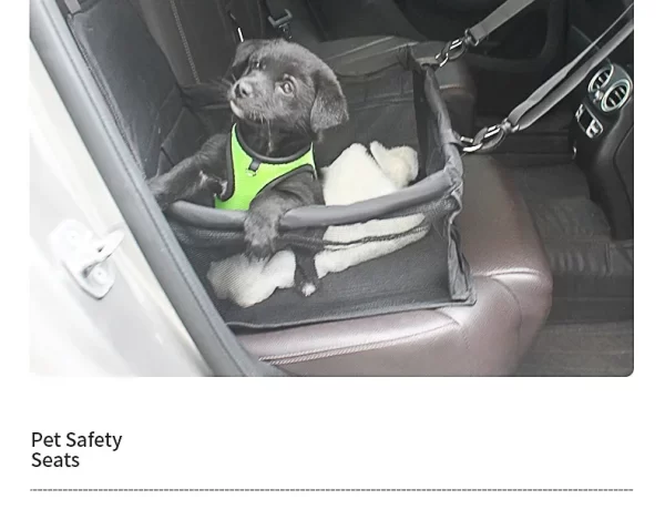 Pet Car Bed Carrier Safety Seat Bag Waterproof Basket Folding Hammock Carriers Bag For Cat Dogs Safety Travelling Mesh Bags Pad - Image 15
