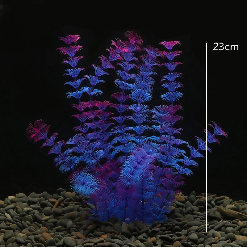 Aquarium Simulation Plant Aquatic Fish Tank Plants Plastic Artificial Water Grass Fish Tank Decoration Accessories - Image 10