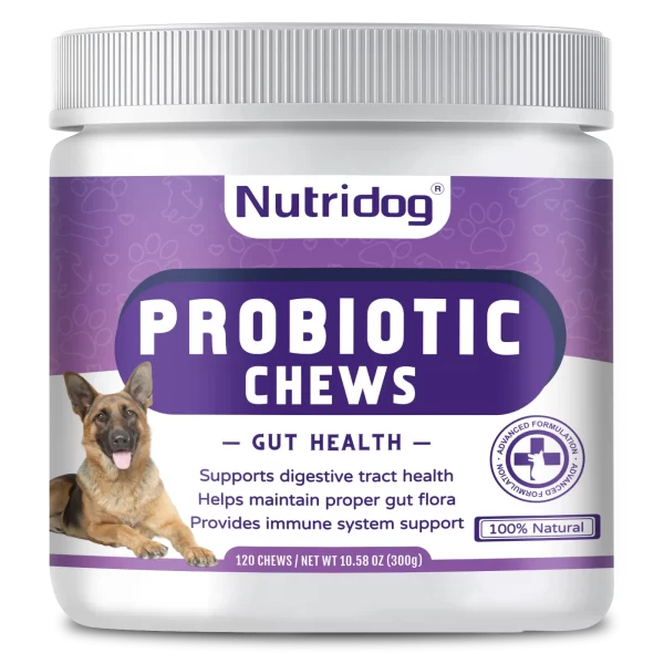 Anti-allergic & hip joint & calming & probiotic dog food for dogs full stage comprehensive nutrition-120 soft chews - Image 6