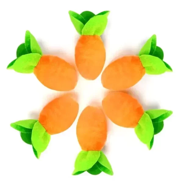 Long-Lasting Carrot Chew Toy for Small to Medium Pets - Interactive Play & Durable Bite Fun! - Image 3