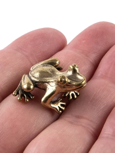 1pc Miniature Desktop Ornament Decorations Accessories Animal Toad Tea Pet Decoration Small Cute Frog Figurines