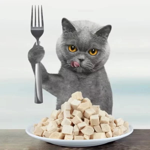 20/50g Cat Food Freeze-dried Chicken Cat Food of Dogs Freeze-dried Chicken Granules Rich in Nutrition Pet Dry Food Pet Supplies