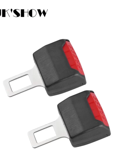 1PCS/2PCS Car Safety Seat Belt Clip Extender Seatbelt Lock Buckle Plug Thick Insert Socket Extension Safe Buckle Tool Accessory