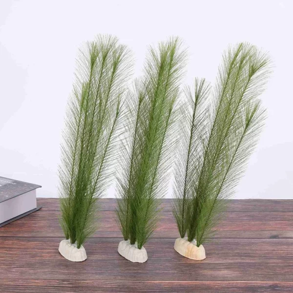 Aquarium Decorations Fish Tank Artificial Green Water Plants Made Of Silk Fabrics Plastic, Non-Toxic And Safe For All Fish And P - Image 5