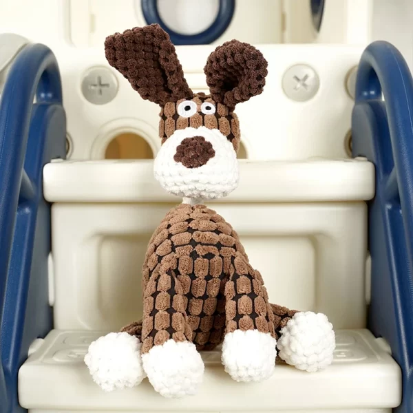 Dog Squeak Toys Plush Donkey Horse Sheep Interactive Toys For Small Medium Puppy Cat Merbau Chew Toy Lovely Dogs Accessory Safe - Image 2