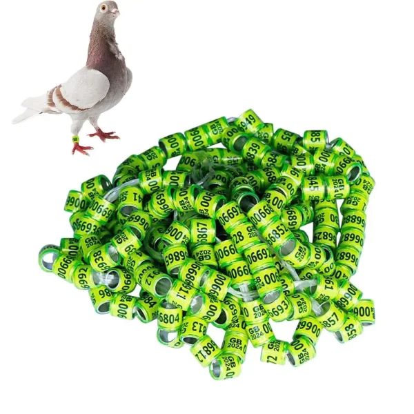 Pigeon Identification Rings 50pcs Safe Birdhouse Accessories Universal Pigeon Supplies Bands Bird Foot Rings Pegeon Accessories - Image 11