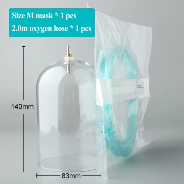 Pet Dog Oxygen Mask Kit Oxygen Inhalation Atomizing Mask for Long-nosed Animal Veterinary Instrument - Image 9