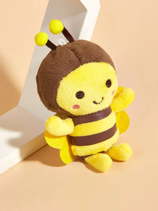Small bee plush toy for dogs and cats to interact and play  teeth cleaning pet supplies - Image 2
