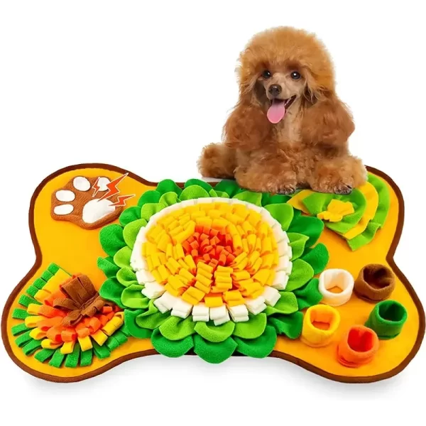 ​​Snuffle Mat for Dogs Large Breed Interactive Durable Dog Training Mat Slow Feeding Pad Foraging Skills Mental Stimulation