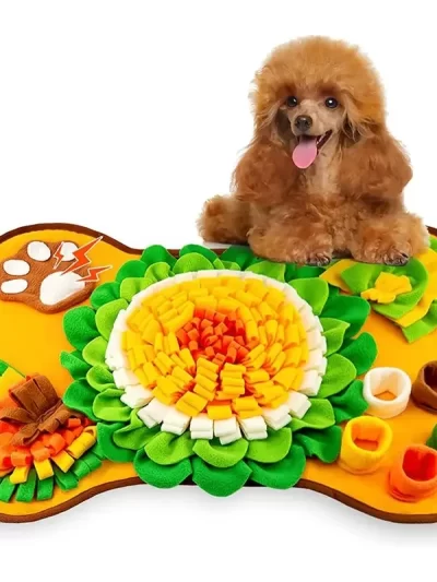 ​​Snuffle Mat for Dogs Large Breed Interactive Durable Dog Training Mat Slow Feeding Pad Foraging Skills Mental Stimulation