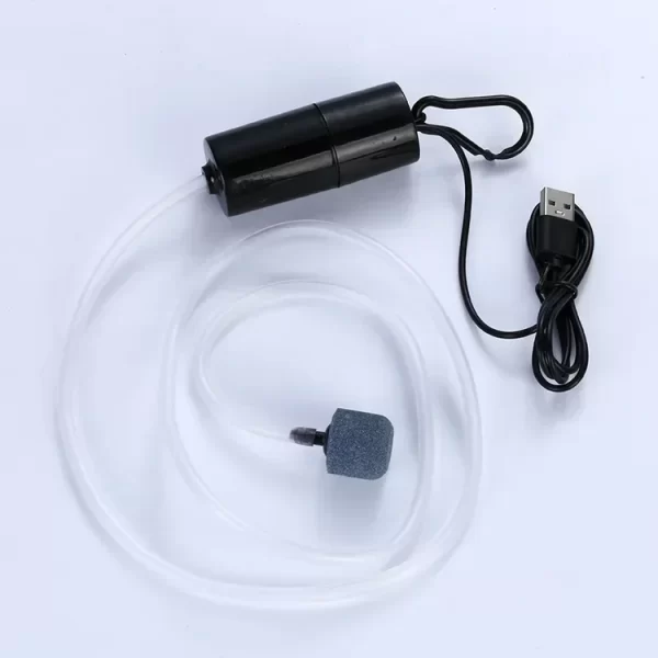 Aquarium Oxygen Air Pump USB Small Oxygenator for Fish Tank Silent Air Compressor Mini Aerator Portable Fish Tank Accessories - Image 9