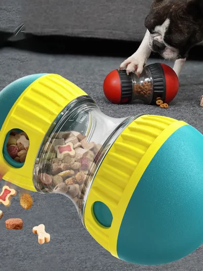 Dog Toys Increase Intelligence Elliptical Track Rolling Ball Leaky Food Develop Good Habits Sturdy Durable Interactive Pet Toys