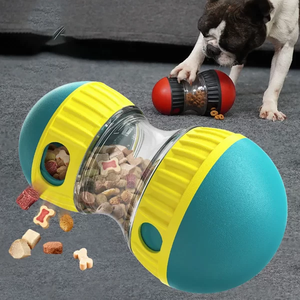 Dog Toys Increase Intelligence Elliptical Track Rolling Ball Leaky Food Develop Good Habits Sturdy Durable Interactive Pet Toys