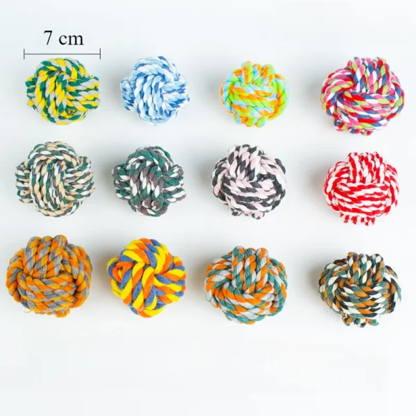 Pet Dog Toys for Large Small Dogs Toy Interactive Cotton Rope Mini Dog Toys Ball for Dogs Accessories Toothbrush Chew Puppy Toy - Image 11
