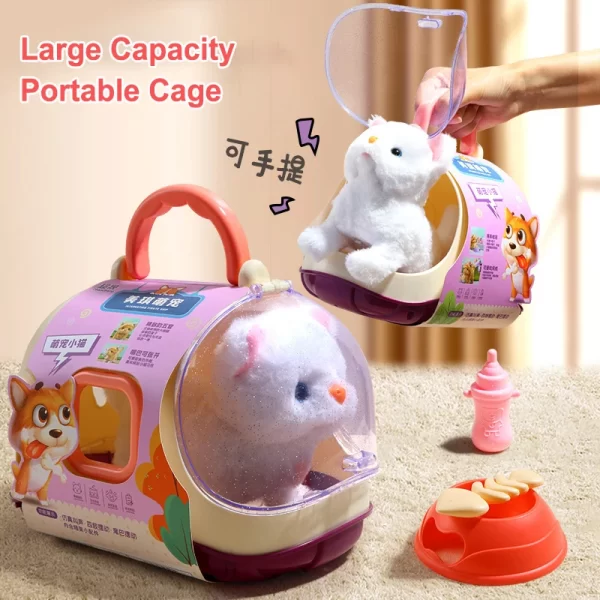 2025 New 13PCS Cute Electronic Pet Cat Toy Children's Simulation Electric Plush Kitten Portable Children's Toy Gift - Image 4