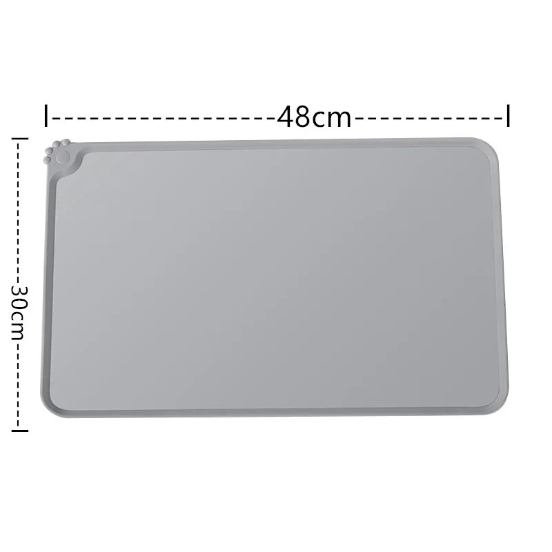 Silicone Pet Food Mat With High Lips - Waterproof & Non - Stick Feeding Pad For Dogs & Cats - Anti - Spill Feeder Tray Placemat - Image 6
