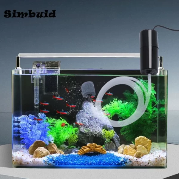 Aquarium Oxygen Air Pump USB Small Oxygenator for Fish Tank Silent Air Compressor Mini Aerator Portable Fish Tank Accessories - Image 6