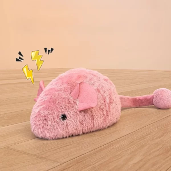 Interactive Plush Mouse Cat Toys Simulation Mice Kitten Self-Playing Plush Toys Indoor Pet Cats Chew Toy - Image 4