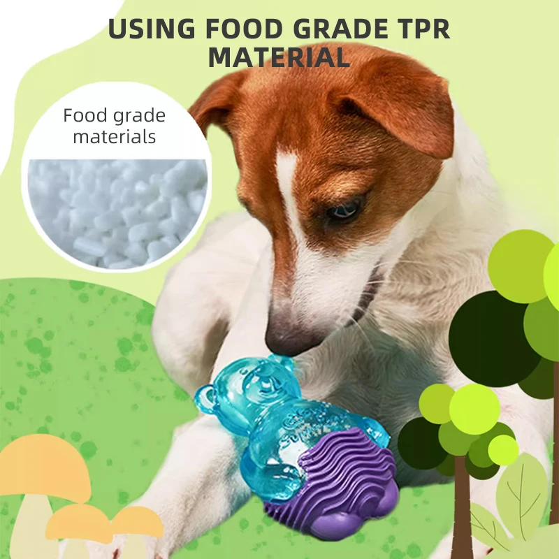 GiGwi Pet Toys Suppa Puppa Series Bite Resistance Bouncy And Assorted Colors for Small/Medium Dogs for Puppy Molar Sounding Toys - Image 2