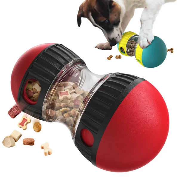 Dog Toys Increase Intelligence Elliptical Track Rolling Ball Leaky Food Develop Good Habits Sturdy Durable Interactive Pet Toys - Image 2