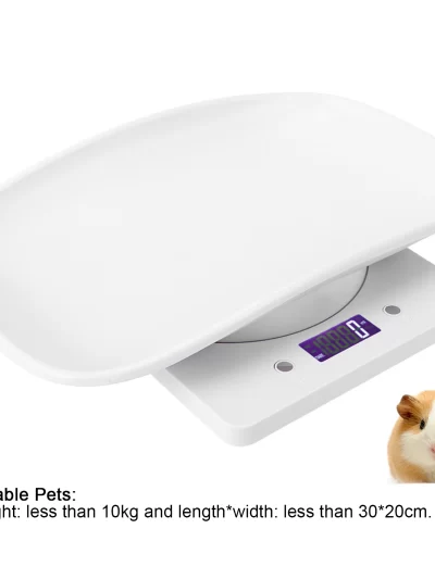 10kg/1g Digital Small Pet Weight Scale for Cats Dogs Measure Tool Electronic Kitchen Scale