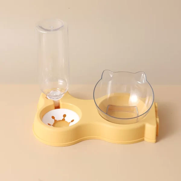 Pet dog and cat food bowl automatic feeder all-in-one dog and cat food bowl and drinking fountain drinking bowl - Image 5