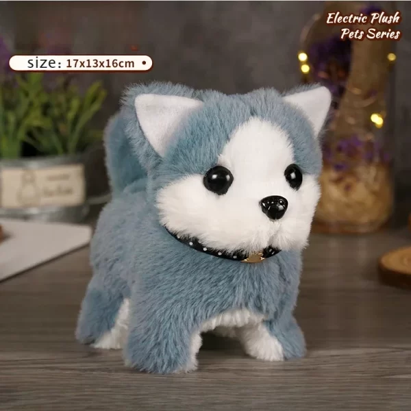 Realistic Plush Simulation Smart Dog Called Walking Plush Toy Electric Plush Robot Dog Toddler Toy Christmas GiftElectric Pet Pu - Image 14