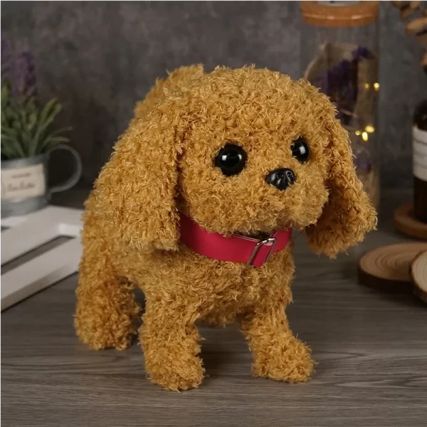 Realistic Plush Simulation Smart Dog Called Walking Plush Toy Electric Plush Robot Dog Toddler Toy Christmas GiftElectric Pet Pu - Image 6