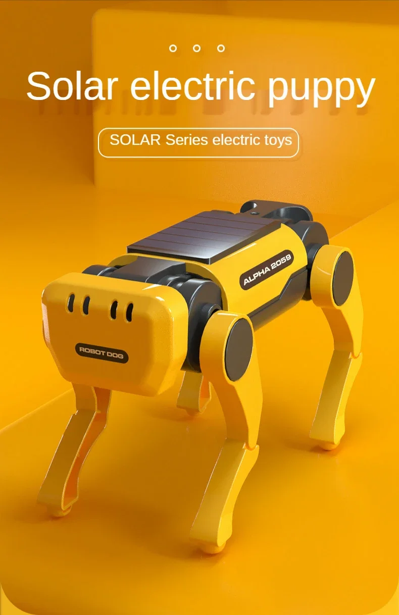 Robot Dog Science Experiment Kits Solar Powered Puppy for Kids DIY Educational Stem Toys Children Christmas Gifts - Image 9