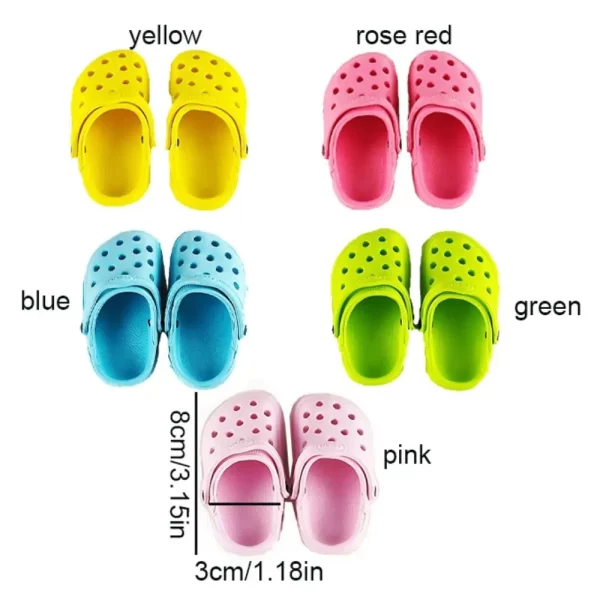 1 Pair Dog Accessories Non-slip Pet Sandals Comfortable Soft-soled Dog Hole Shoe EVA Wear-resistant Dog Rain Boots for Cats - Image 6