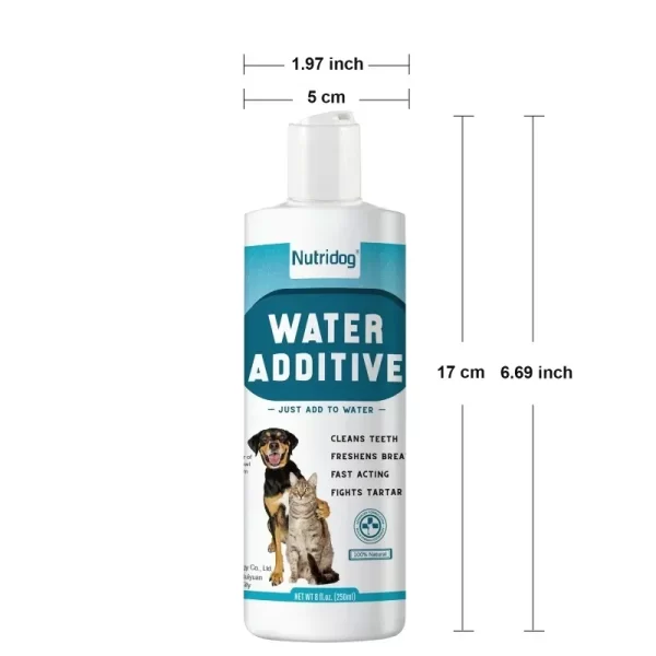 2 Pack Pet Dental Care Water Additive for Decomposes dental plaque & cleans teeth for Dogs & Cats - Image 6