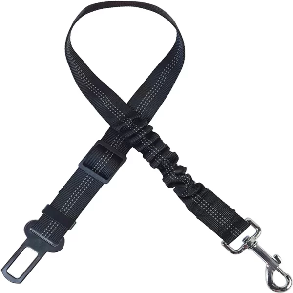 Pet supplies, car seat belts, dog leashes, retractable cushioning, elastic reflective safety ropes, dog leashes - Image 7