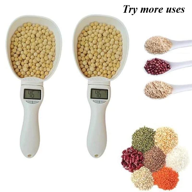 Small precise Pet Food Measuring Scoop Electronic Dog Cat Food Measuring Cup Digital Spoon Scale Food Scale with LED Display - Image 5