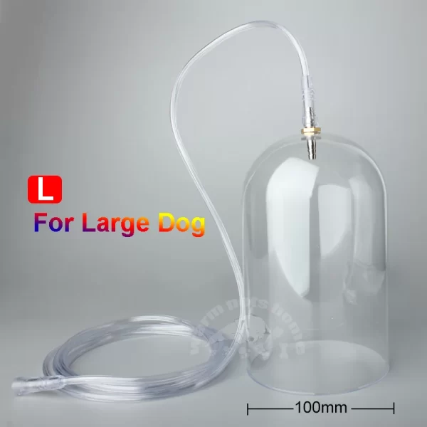 Pet Dog Oxygen Mask Kit Oxygen Inhalation Atomizing Mask for Long-nosed Animal Veterinary Instrument - Image 4