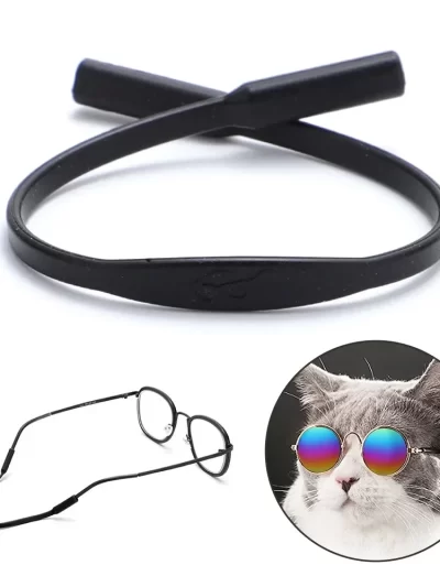 Pet Products Anti-Slip Glasses Rope Straps Silicone Sunglasses Chain Holder Lanyard for Small Dog Cat Pet Accessories Luxury dog