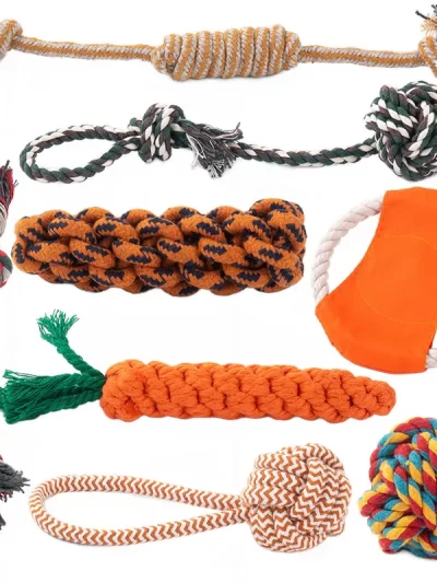 Pet Dog Toys for Large Small Dogs Toy Interactive Cotton Rope Mini Dog Toys Ball for Dogs Accessories Toothbrush Chew Puppy Toy