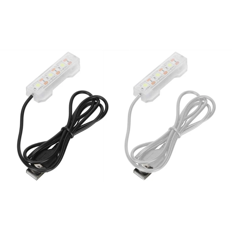 Sturdy LED Aquarium Light, Fish Tank Accessory, 1m Line, 5V - Image 3