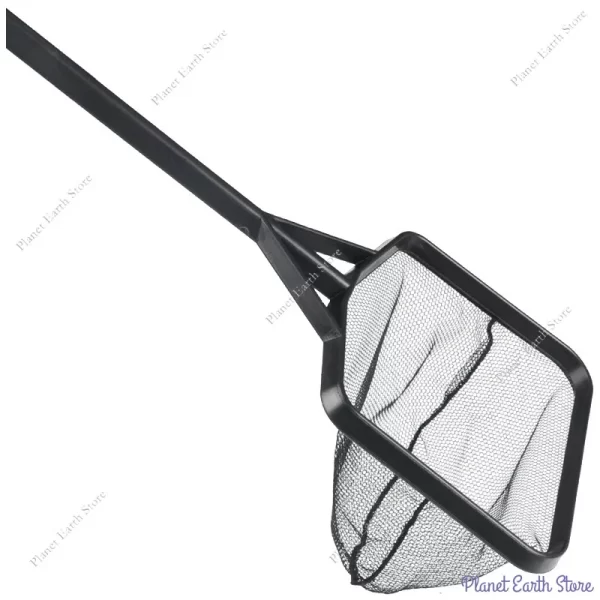 Portable Fish Net Long Handle Square Aquarium Accessories Aquarium Net Fishing Net Spoon Net High Quality Fish Tank Net 3 Sizes - Image 6