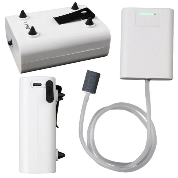 Fish Tank Aerator Rechargeable Fish Tank Oxygen Pump for Outdoor Fishing and Fish Transportation