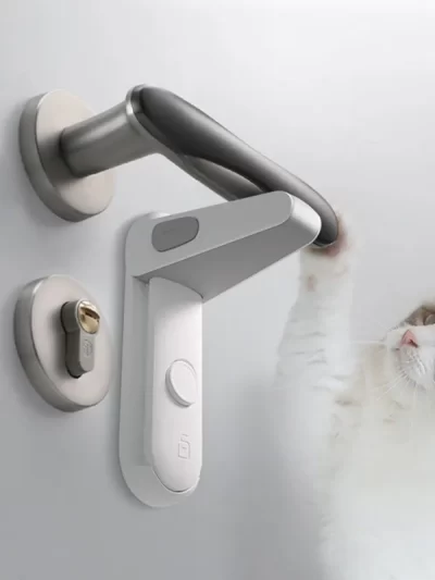 Child safety door handle lock Pet room door handle lock protection Baby door handle lock Easy to install and use