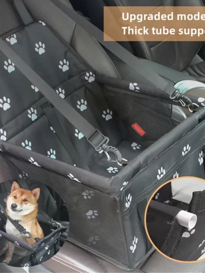Pet Car Bed Carrier Safety Seat Bag Waterproof Basket Folding Hammock Carriers Bag For Cat Dogs Safety Travelling Mesh Bags Pad