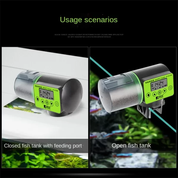 Automatic fish tank feeder intelligent timing automatic feeder aquarium goldfish feeder large capacity fish aquarium  feeder - Image 4