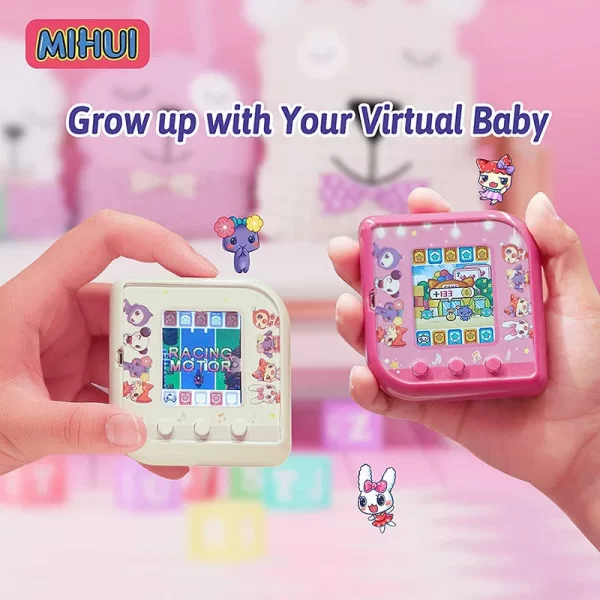 New Tamagotchi Original Menglong Qpet Electronic Pet Machine Color Screen Pet Egg Pet Keeping Game Machine Game Console Toy Gift - Image 4