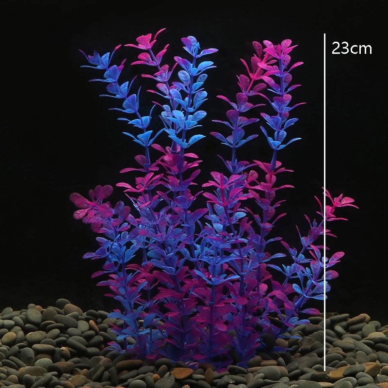 Aquarium Simulation Plant Aquatic Fish Tank Plants Plastic Artificial Water Grass Fish Tank Decoration Accessories - Image 4