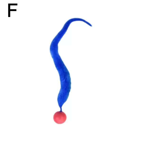 Cat Interactive Toys Tickle Cat Colorful Bouncing Ball Pet Supplies Puzzle Teasing Indoor Cat Worm Caterpillar Elastic Toy - Image 8