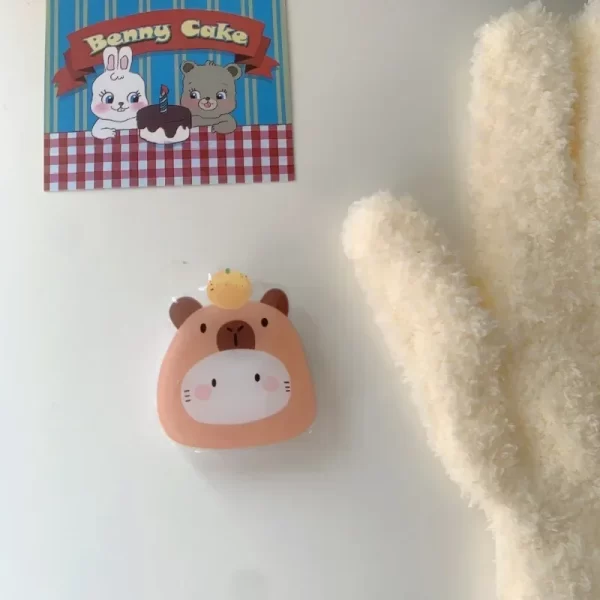 Cartoon Animal Mobile Phone Airbag Holder Suitable for Any Mobile Phone Trend Hot Model Capybara Phone Grip Phone Accessories - Image 10