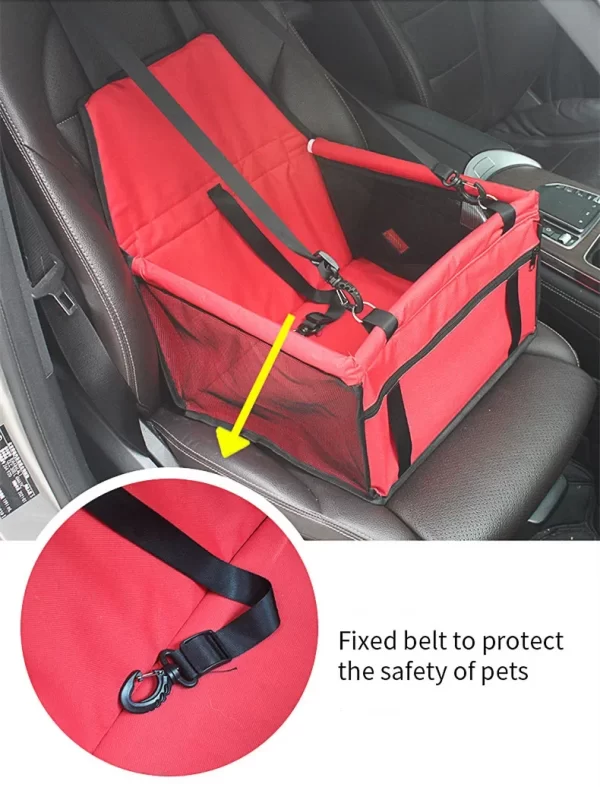 Pet Car Bed Carrier Safety Seat Bag Waterproof Basket Folding Hammock Carriers Bag For Cat Dogs Safety Travelling Mesh Bags Pad - Image 10